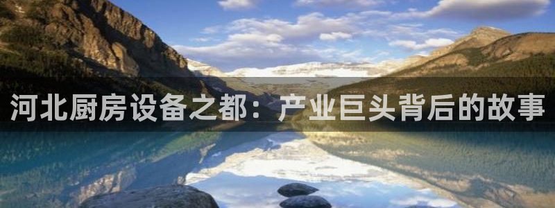 凯时游戏app：河北厨房设备之都：产业巨头背后的故事