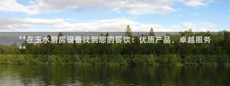 d88尊龙手机客户端下载：**在玉水厨房设备找到您的餐饮：优