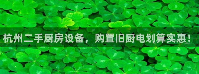 尊龙网站注册网：杭州二手厨房设备，购置旧厨电划算实惠！