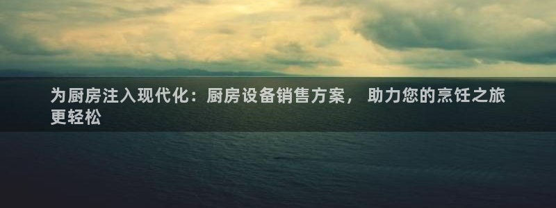 尊龙官方网站最新版V9.3.06介绍：为厨房注入现代化：厨房