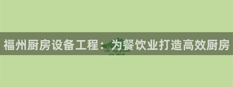 尊龙游戏中心：福州厨房设备工程：为餐饮业打造高效厨房