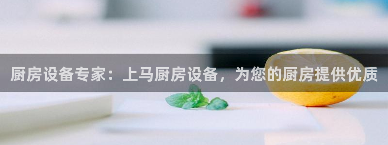 尊龙凯时法拉币：厨房设备专家：上马厨房设备，为您的厨房提供优