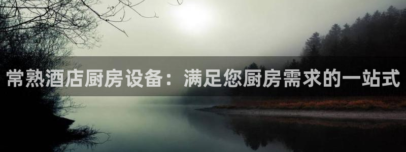 尊龙凯时下载人生就是博：常熟酒店厨房设备：满足您厨房需求的一