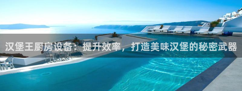 尊龙登录：汉堡王厨房设备