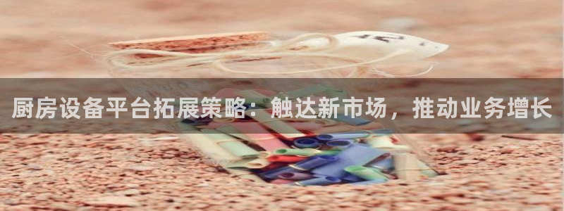 尊龙d88ag官方网站:厨房设备平台拓展策略:触达新市场,推